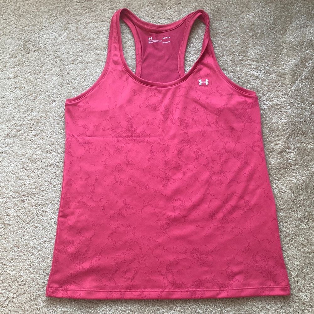 Red Under Armour Tank, Women’s Large